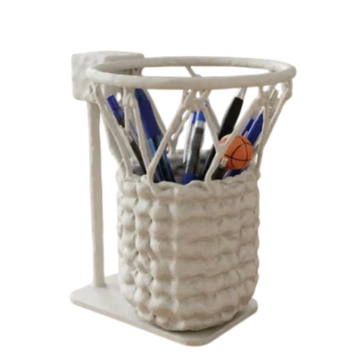Ống cắm bút hình rổ bóng rổ (Basket Box) độc đáo cho bàn làm việc