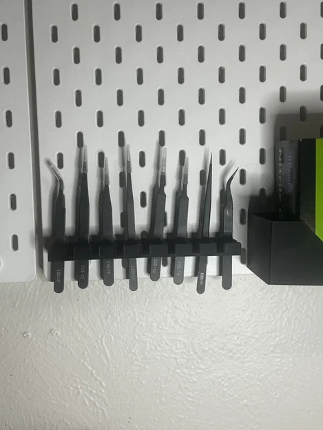 SKADIS Tweezer Holder x10 - Giá treo 10 nhíp cho bảng SKÅDIS - Image 1