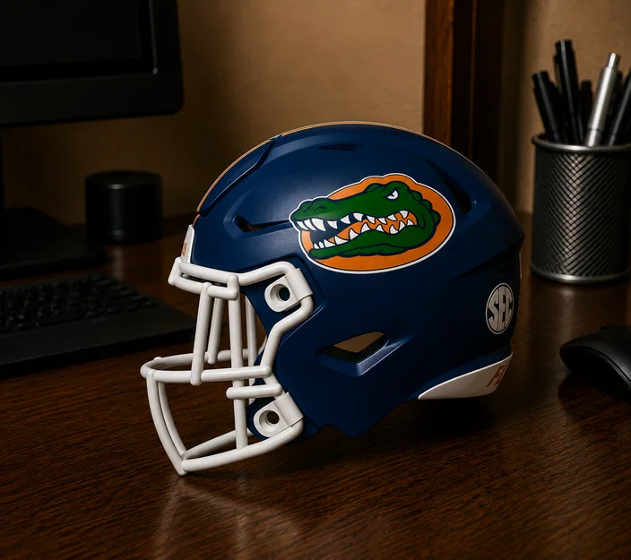 Mũ bảo hiểm bóng bầu dục Florida Gators - Logo Albert - Image 1