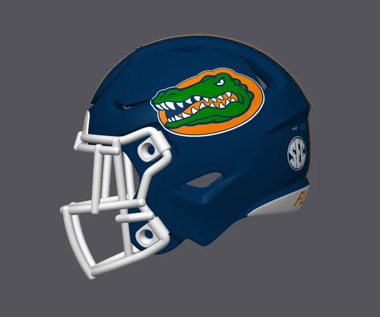 Mũ bảo hiểm bóng bầu dục Florida Gators - Logo Albert - Image 2