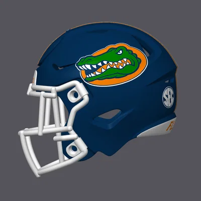 Mũ bảo hiểm bóng bầu dục Florida Gators - Logo Albert