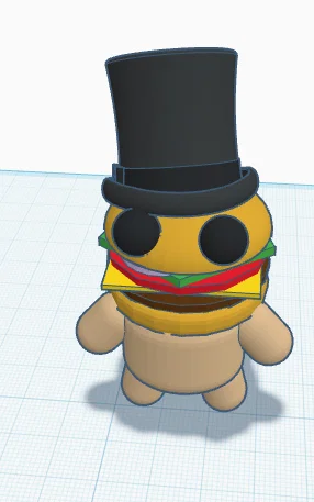 Mô hình 3D BoB the Burger độc đáo – Trang trí bàn làm việc cực chất - Image 1