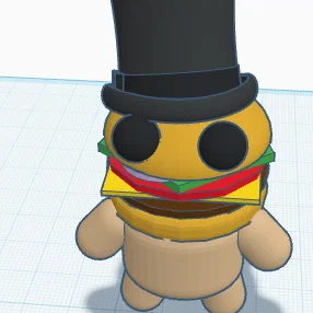 Mô hình 3D BoB the Burger độc đáo – Trang trí bàn làm việc cực chất