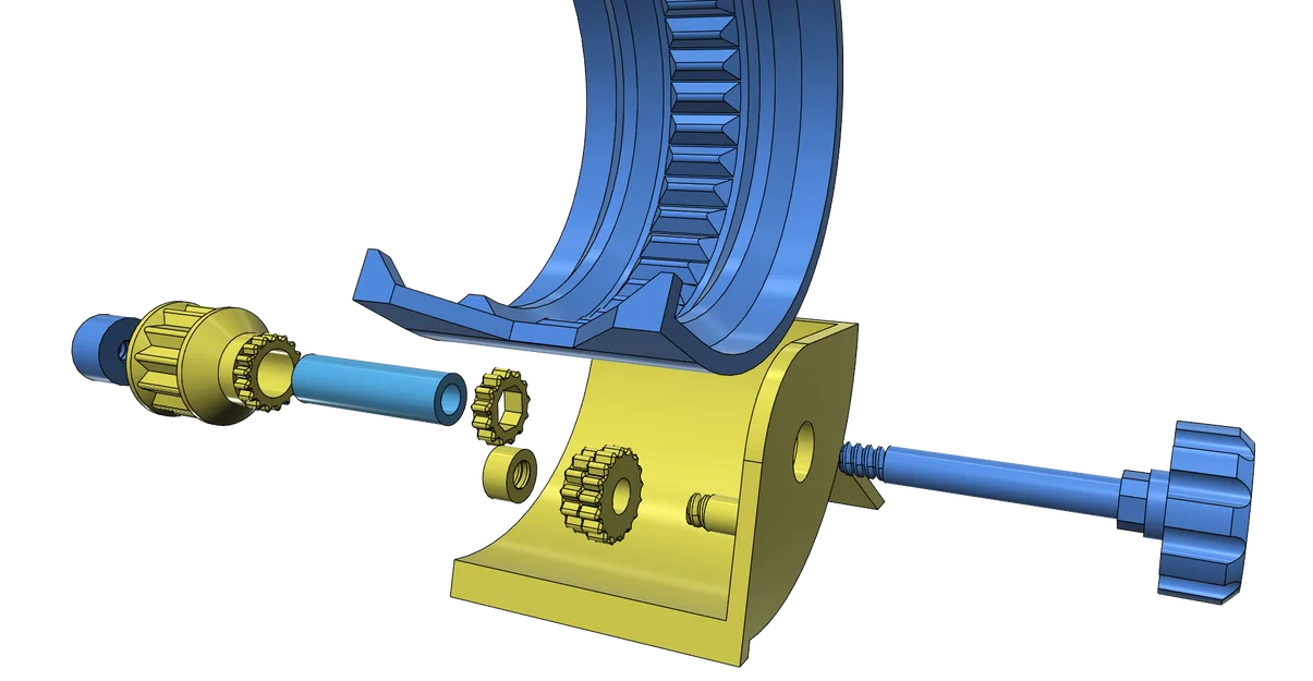 Giá đỡ điện thoại thông minh điều chỉnh được bằng bánh răng - Image 5
