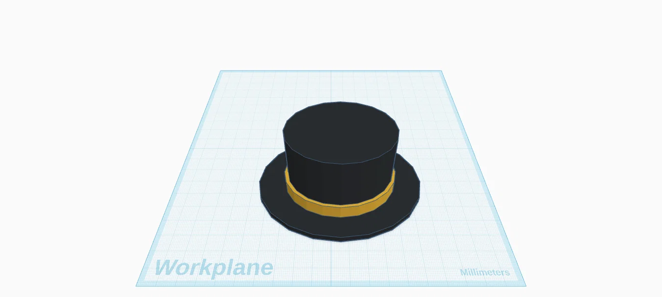 Mô hình mũ cao (Top Hat) cổ điển dùng in 3D trang trí độc đáo - Image 1