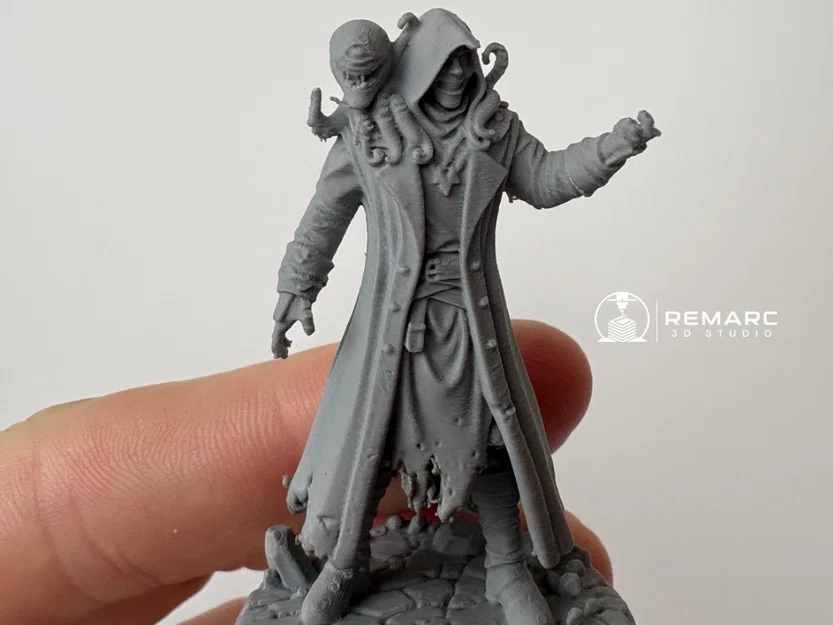 Mô hình Male Warlock 50mm - Tượng pháp sư bóng tối cho tabletop RPG - Image 1