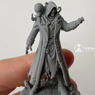 Mô hình Male Warlock 50mm - Tượng pháp sư bóng tối cho tabletop RPG