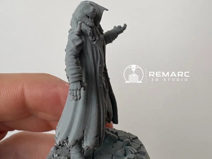 Mô hình Male Warlock 50mm - Tượng pháp sư bóng tối cho tabletop RPG - Image 2