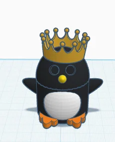 Mô hình 3D chim cánh cụt hoàng gia phát sáng độc đáo (Light Up Penguin) - Image 1
