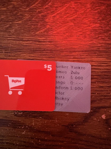 Thẻ Bảng Chữ Cái Phiên Âm (Phonetic Code Card) - Image 3
