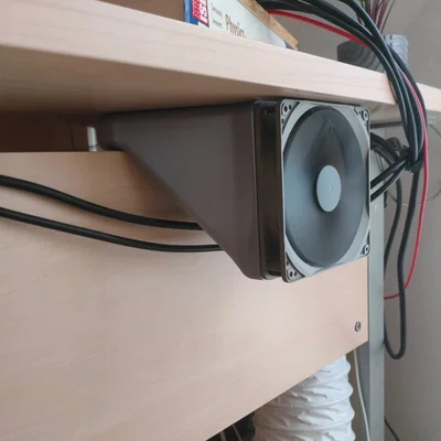 Ống dẫn khí làm mát lắp dưới bàn (Under-desk cooling fan shroud)