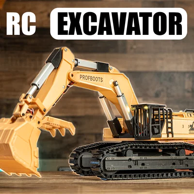 Máy xúc điều khiển từ xa (RC Excavator) in 3D