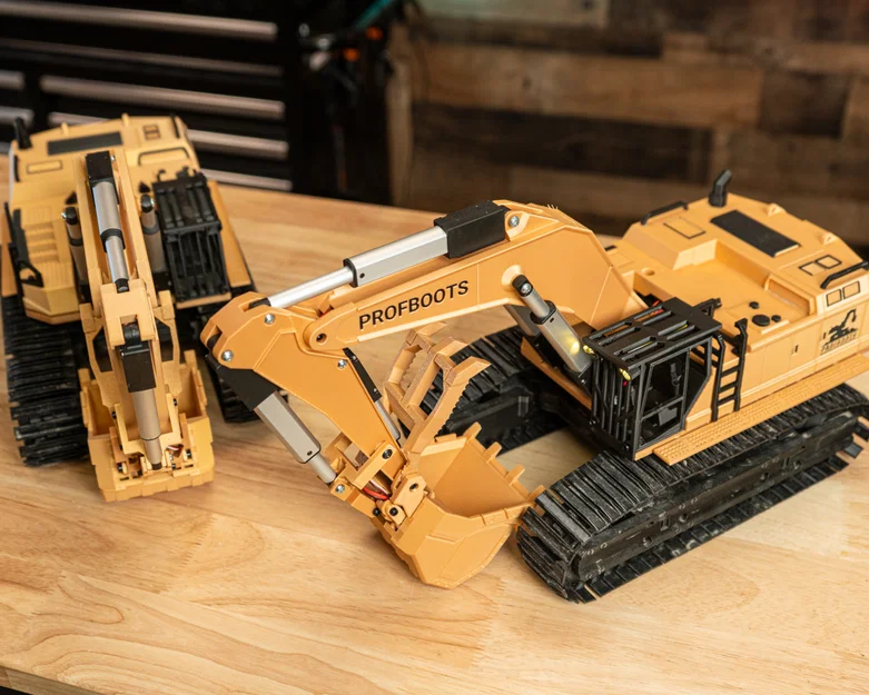 Máy xúc điều khiển từ xa (RC Excavator) in 3D - Image 3
