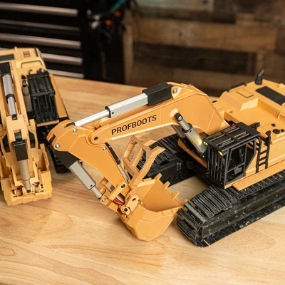 Máy xúc điều khiển từ xa (RC Excavator) in 3D