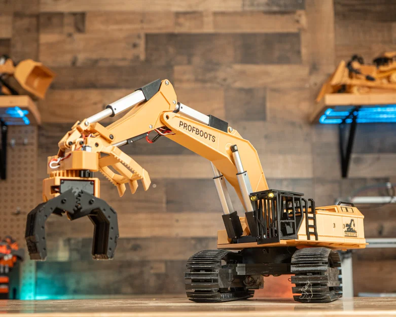 Máy xúc điều khiển từ xa (RC Excavator) in 3D - Image 4