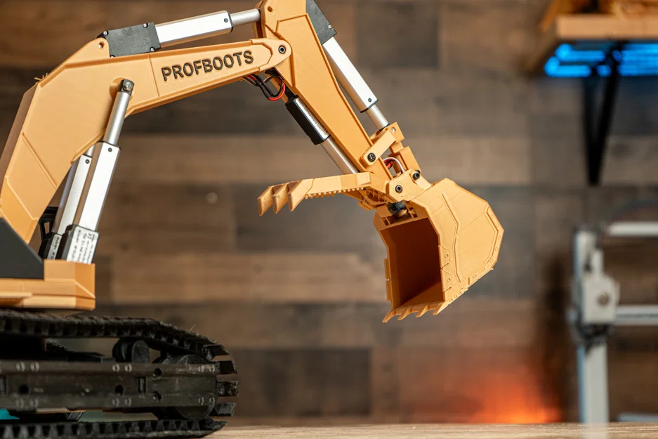 Máy xúc điều khiển từ xa (RC Excavator) in 3D - Image 6
