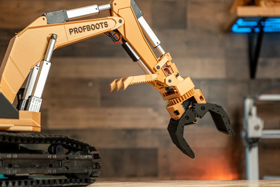 Máy xúc điều khiển từ xa (RC Excavator) in 3D - Image 7