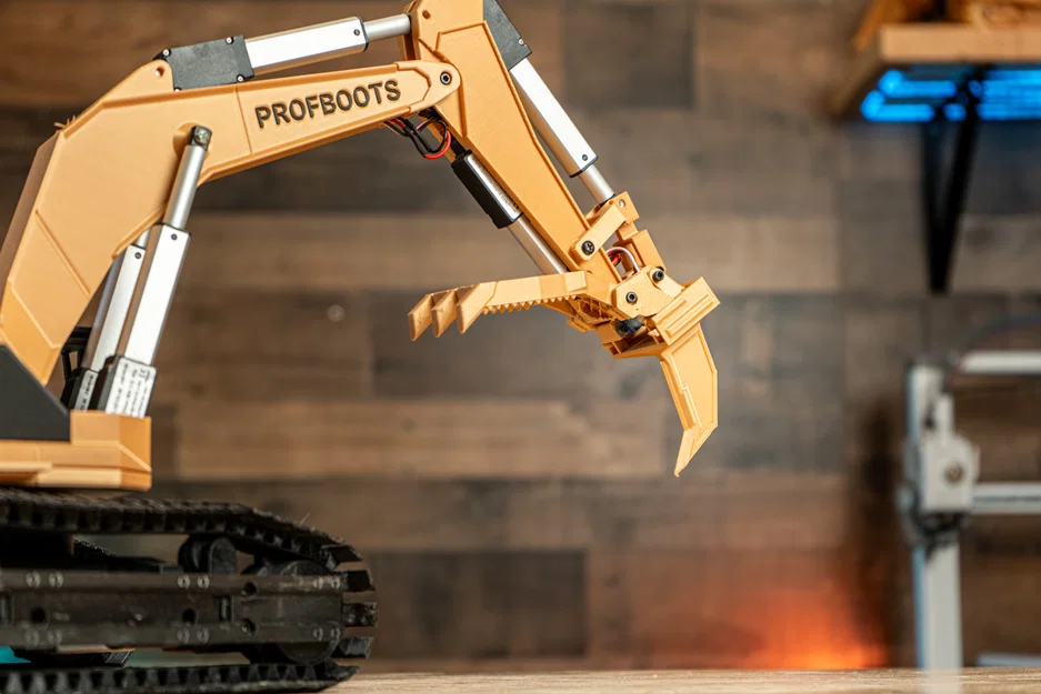 Máy xúc điều khiển từ xa (RC Excavator) in 3D - Image 8