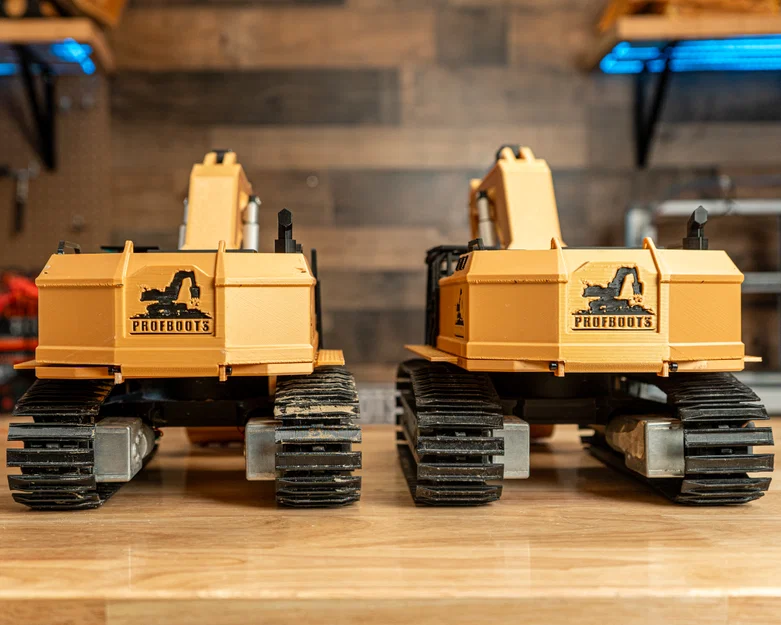 Máy xúc điều khiển từ xa (RC Excavator) in 3D - Image 9