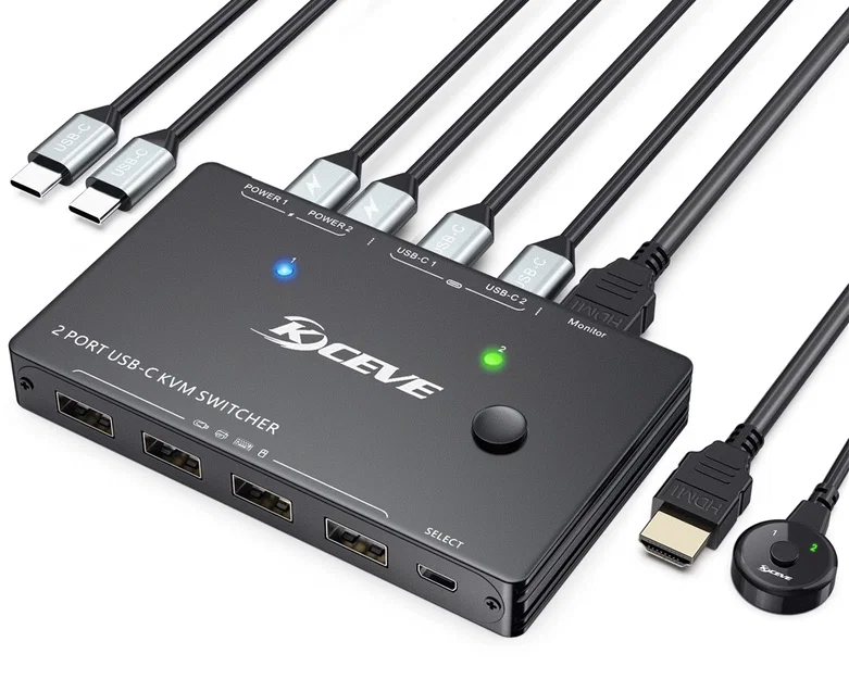 Giá đỡ để bàn cho nút chuyển đổi KVM Kceve USB Type-C - Image 3