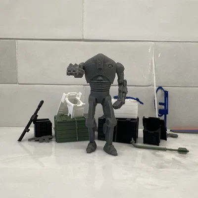 Mô hình 3D B2 Super Battle Droid (Phong cách Kenner Star Wars)