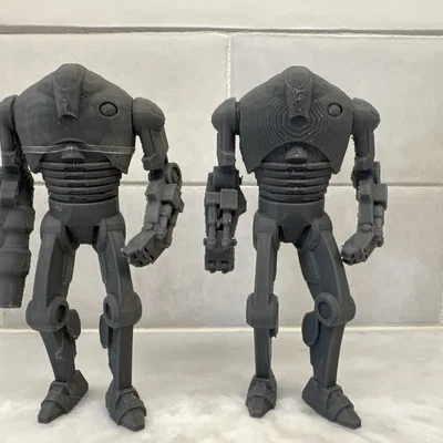 Mô hình 3D B2 Super Battle Droid (Phong cách Kenner Star Wars)