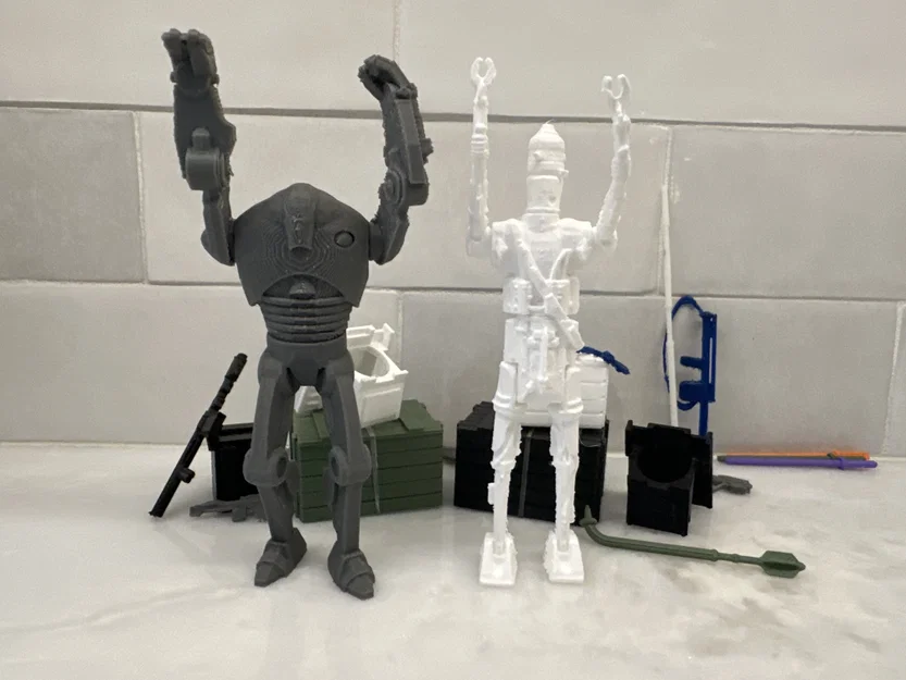 Mô hình 3D B2 Super Battle Droid (Phong cách Kenner Star Wars) - Image 4