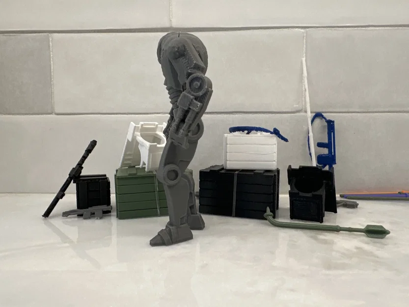 Mô hình 3D B2 Super Battle Droid (Phong cách Kenner Star Wars) - Image 10