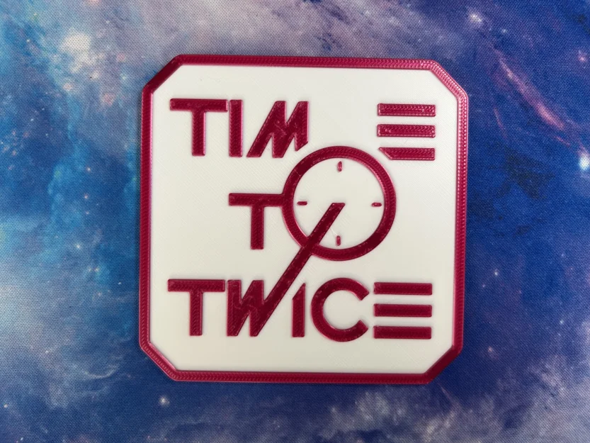 Miếng lót ly Time to TWICE in 3D siêu đẹp cho fan Kpop - Image 1