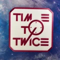 Miếng lót ly Time to TWICE in 3D siêu đẹp cho fan Kpop - Thumbnail 1