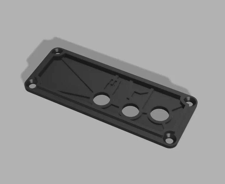 Tấm end plate 1 mảnh QMX AAIO cho mô-đun cắm - Image 1