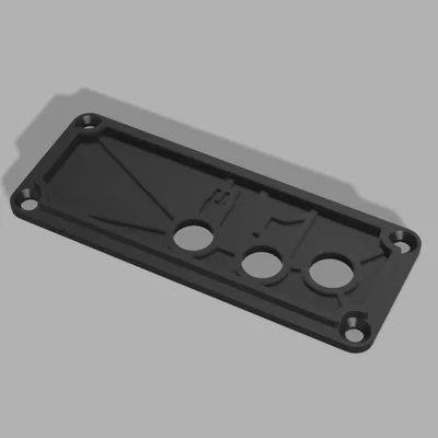 Tấm end plate 1 mảnh QMX AAIO cho mô-đun cắm