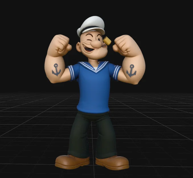 Mô hình Popeye thủy thủ - Image 3