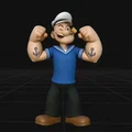Mô hình Popeye thủy thủ - Thumbnail 3