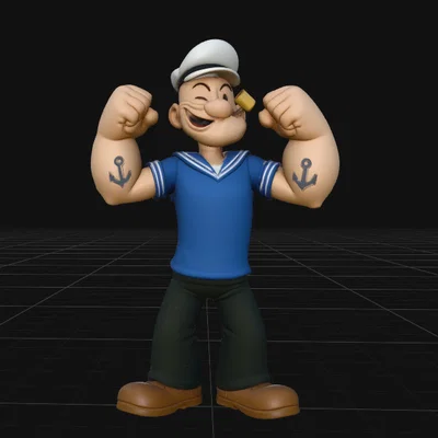 Mô hình Popeye thủy thủ