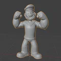 Mô hình Popeye thủy thủ - Thumbnail 4