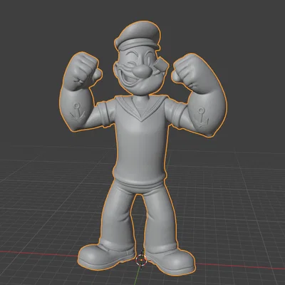 Mô hình Popeye thủy thủ