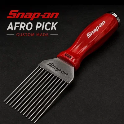 Lược chải tóc Afro Pick phong cách Snap-on độc đáo cho anh em mê cơ khí