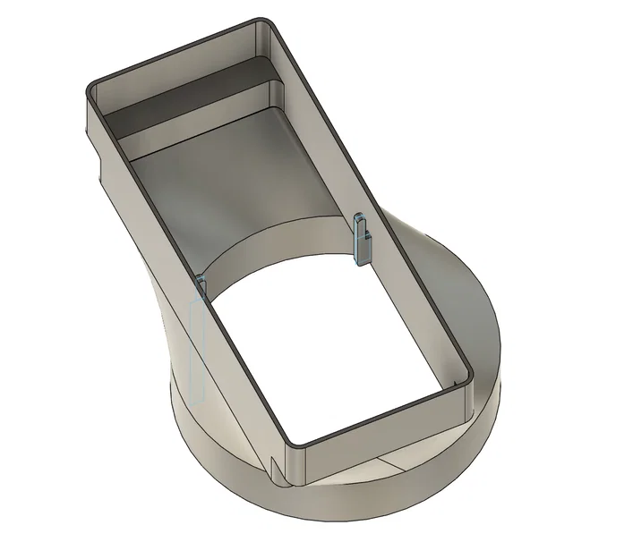 Bộ chuyển đổi ống dẫn khí 3D: Từ tròn 150mm sang chữ nhật 94x224mm - Image 1