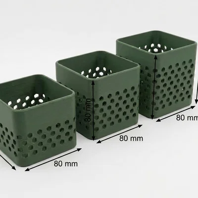 Bộ Khay Đựng Đồ & Sắp Xếp Dạng Modular Hex-Grid Cho Bàn Làm Việc