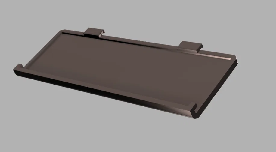 Nắp đậy khay pin cho tay điều khiển Turnigy 9X - File in 3D - Image 1