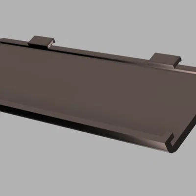 Nắp đậy khay pin cho tay điều khiển Turnigy 9X - File in 3D