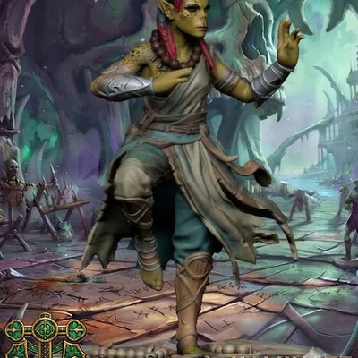 Mô hình Gythyanki Monk cho game tabletop