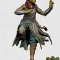 Mô hình Gythyanki Monk cho game tabletop - Thumbnail 2