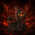 Vhorlath Realms – Demon – Hellgate Dreadguard (Mô hình 3D in STL Dark Fantasy) - Thumbnail 2