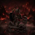 Vhorlath Realms – Demon – Hellgate Dreadguard (Mô hình 3D in STL Dark Fantasy) - Thumbnail 3
