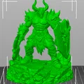 Vhorlath Realms – Demon – Hellgate Dreadguard (Mô hình 3D in STL Dark Fantasy) - Thumbnail 5