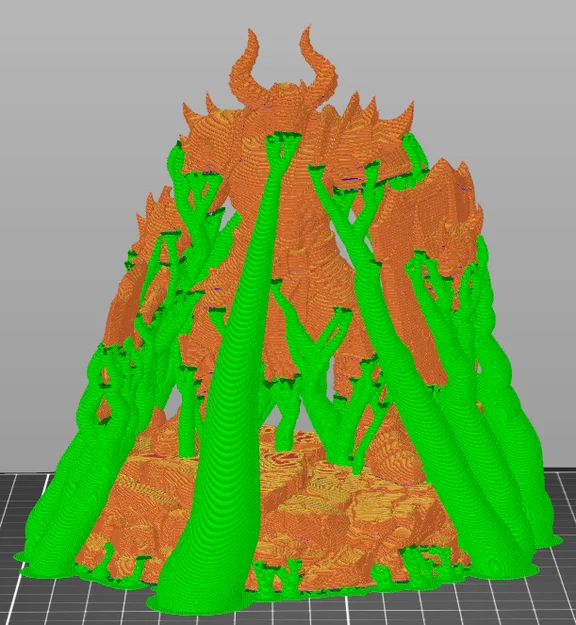 Vhorlath Realms – Demon – Hellgate Dreadguard (Mô hình 3D in STL Dark Fantasy) - Image 6