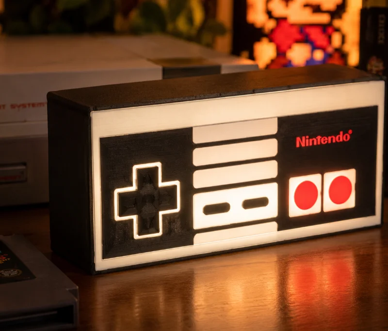 Hộp đèn LED tay cầm Nintendo | File 3D đa sắc 3MF