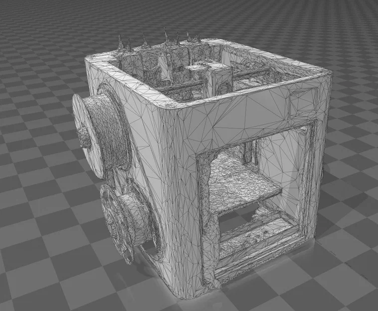 Mô hình quét 3D của máy in Snapmaker U1 - Dùng cho thiết kế phụ kiện - Image 1